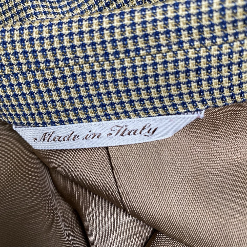 Canali Blazer Sport Coat (44R) 2B0V Textured Micro Check Quiet Luxury Old Money - Picture 14 of 15